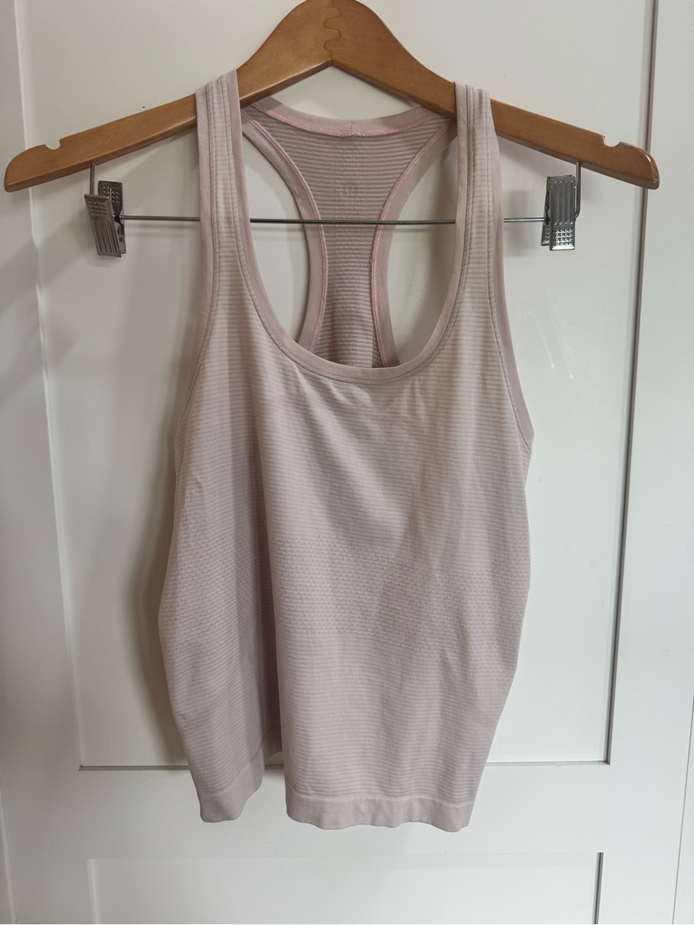 lululemon athletica Swiftly Pale Pink Racerback Tank